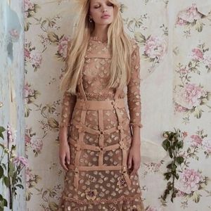 🎉Host Pick🎉RARE  For and Lemons Cage Dress size 6 NWT